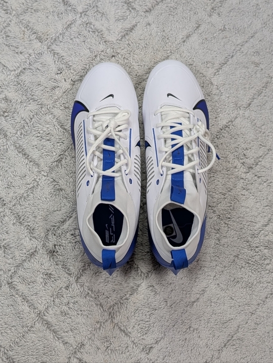 Nike Vapor Edge Pro 360 2 White Hyper Royal Football Cleats Mens 15 FQ4044-102 main image 8